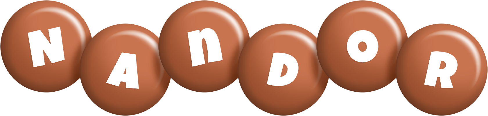 Nandor candy-brown logo