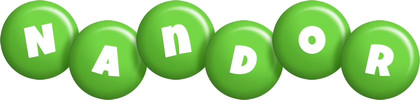 Nandor candy-green logo