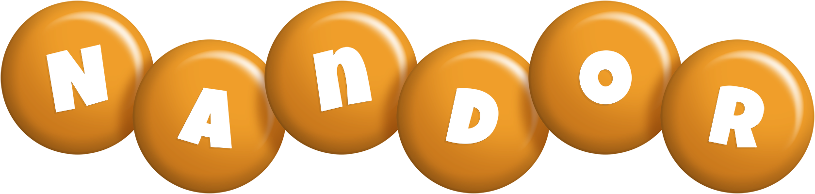 Nandor candy-orange logo