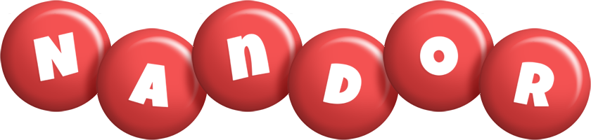 Nandor candy-red logo