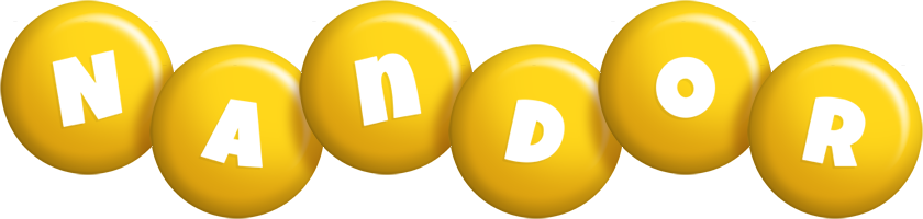 Nandor candy-yellow logo