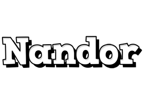 Nandor snowing logo