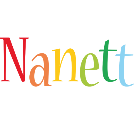 Nanett birthday logo