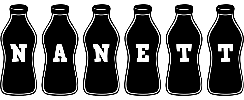 Nanett bottle logo