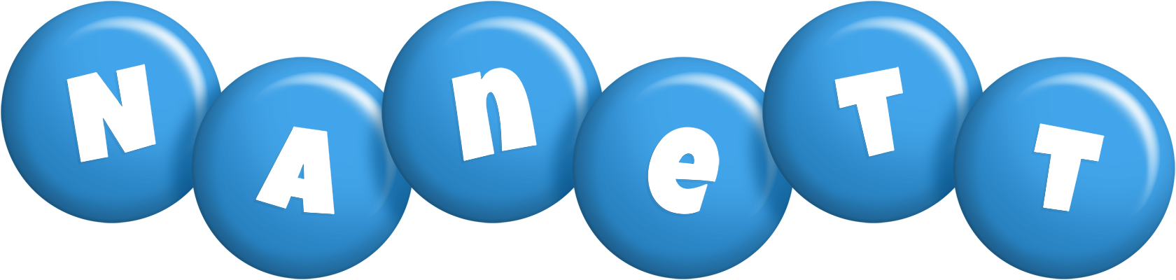 Nanett candy-blue logo