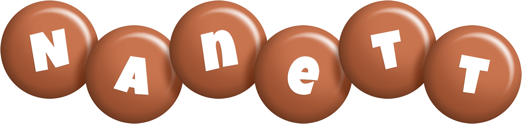 Nanett candy-brown logo