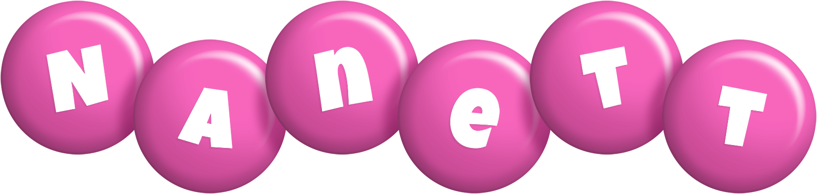 Nanett candy-pink logo