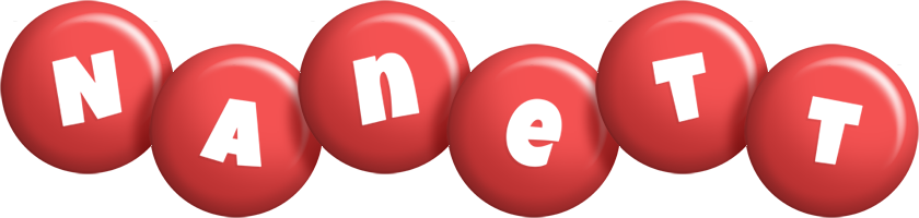 Nanett candy-red logo