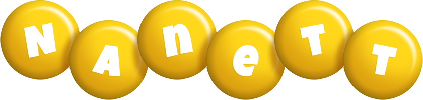 Nanett candy-yellow logo