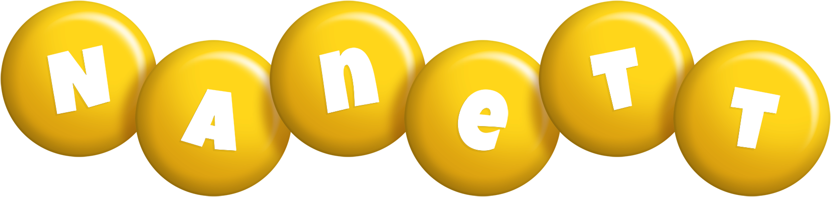 Nanett candy-yellow logo