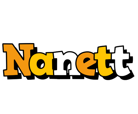 Nanett cartoon logo