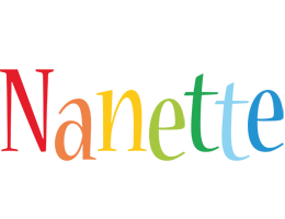 Nanette birthday logo