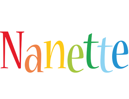 Nanette birthday logo
