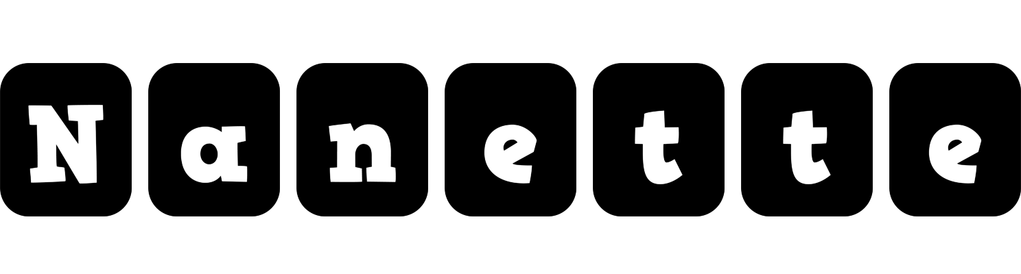 Nanette box logo