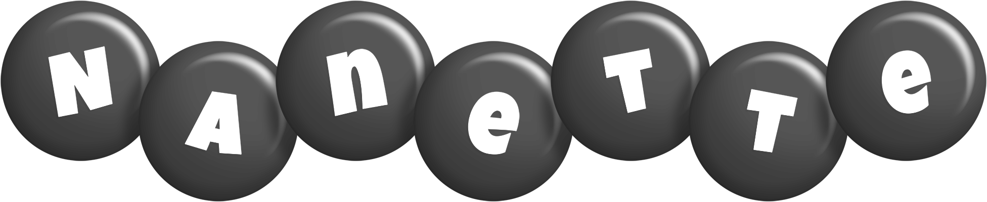 Nanette candy-black logo