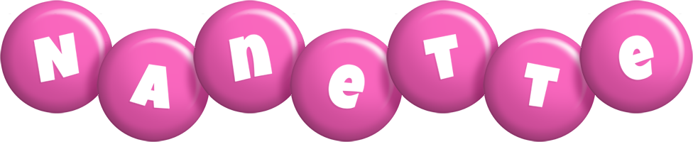 Nanette candy-pink logo