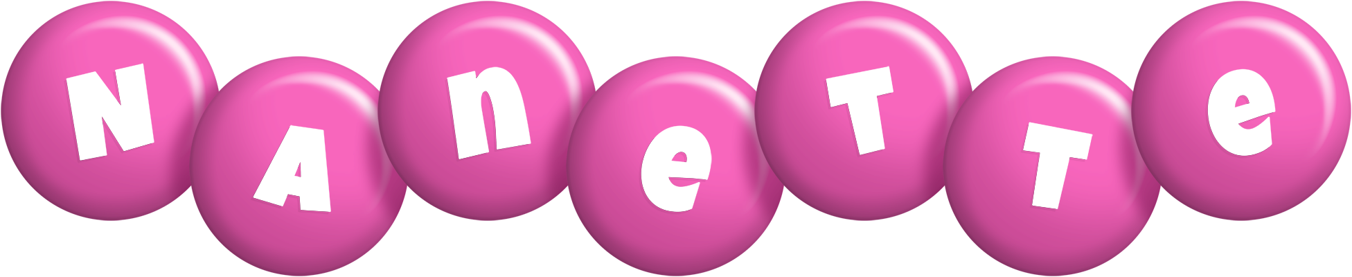 Nanette candy-pink logo