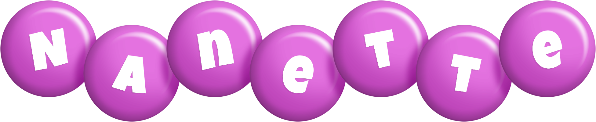 Nanette candy-purple logo