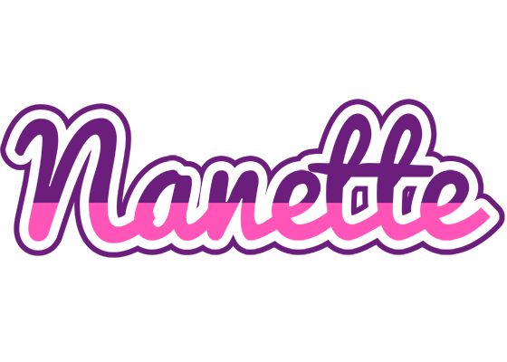 Nanette cheerful logo