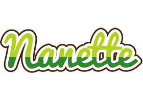 Nanette golfing logo