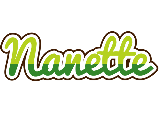 Nanette golfing logo