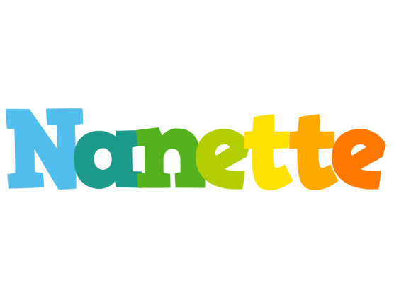 Nanette rainbows logo