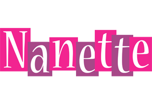 Nanette whine logo