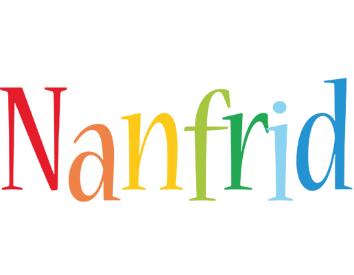 Nanfrid birthday logo