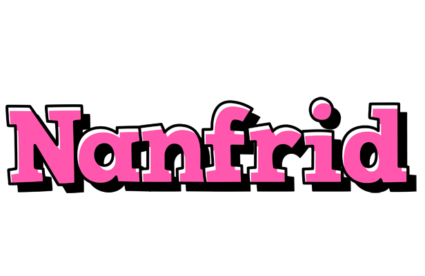 Nanfrid girlish logo