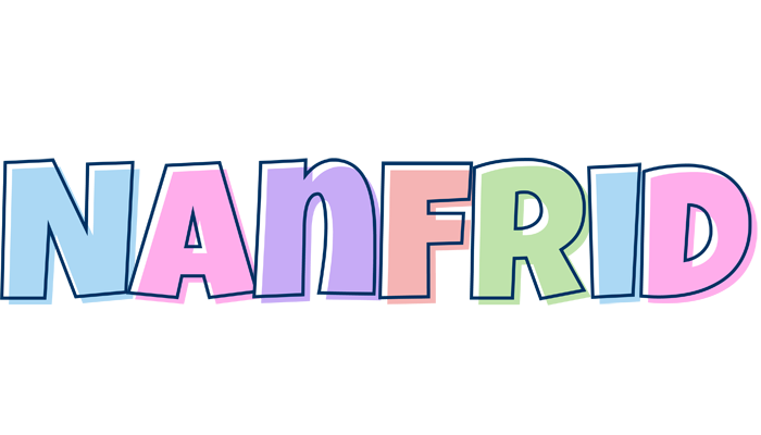 Nanfrid pastel logo