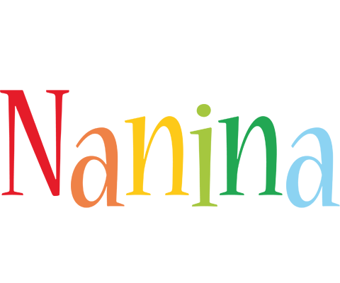 Nanina birthday logo