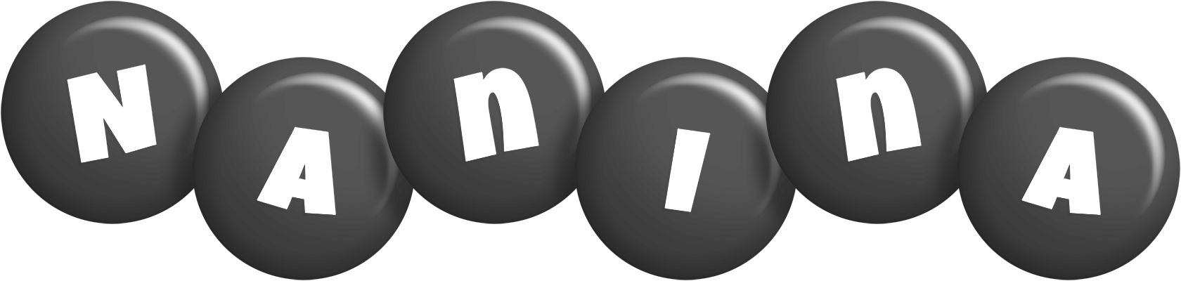 Nanina candy-black logo