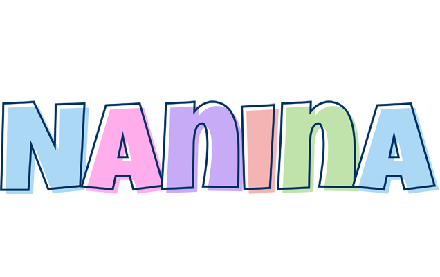 Nanina pastel logo