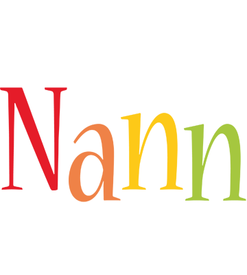 Nann birthday logo