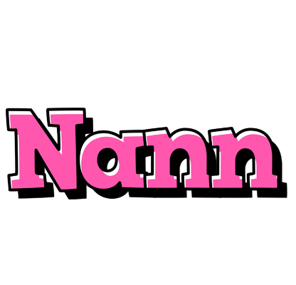 Nann girlish logo
