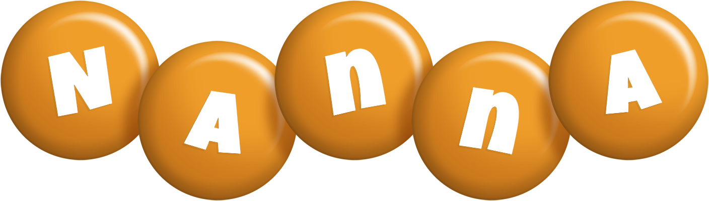 Nanna candy-orange logo