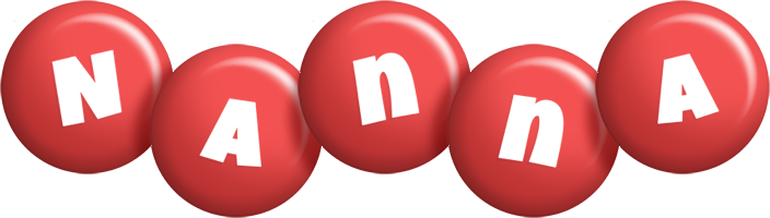 Nanna candy-red logo
