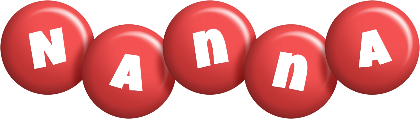 Nanna candy-red logo