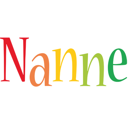 Nanne birthday logo