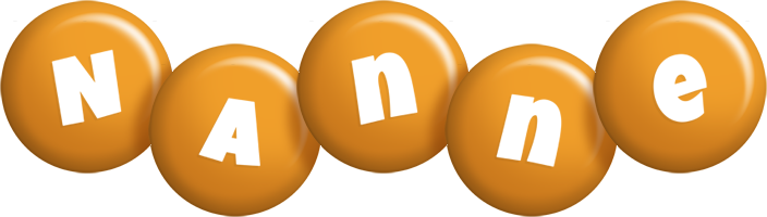 Nanne candy-orange logo