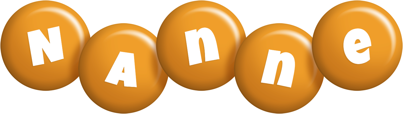 Nanne candy-orange logo