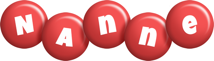 Nanne candy-red logo