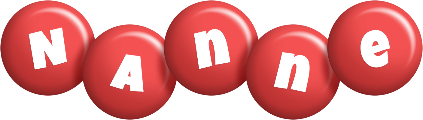Nanne candy-red logo