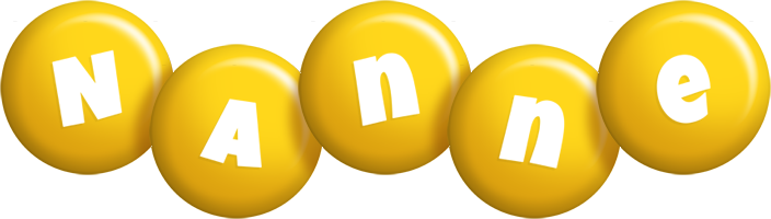 Nanne candy-yellow logo