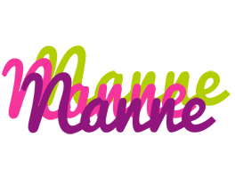 Nanne flowers logo