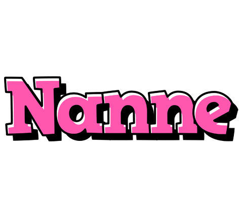 Nanne girlish logo