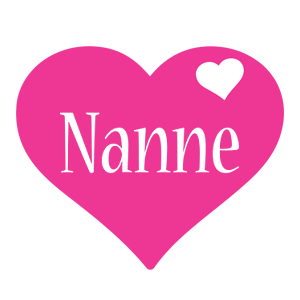 Nanne love-heart logo