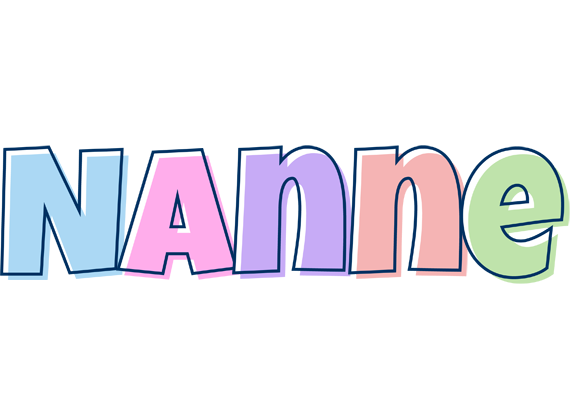 Nanne pastel logo