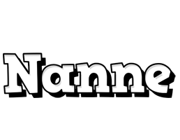 Nanne snowing logo