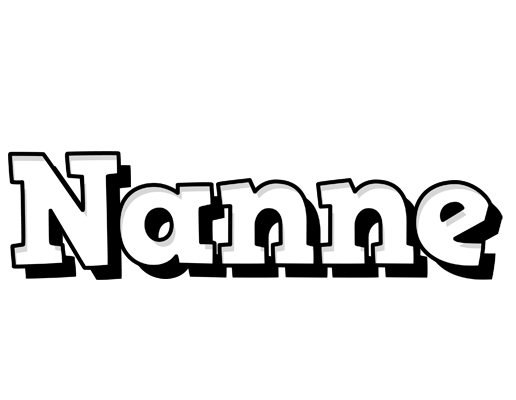 Nanne snowing logo